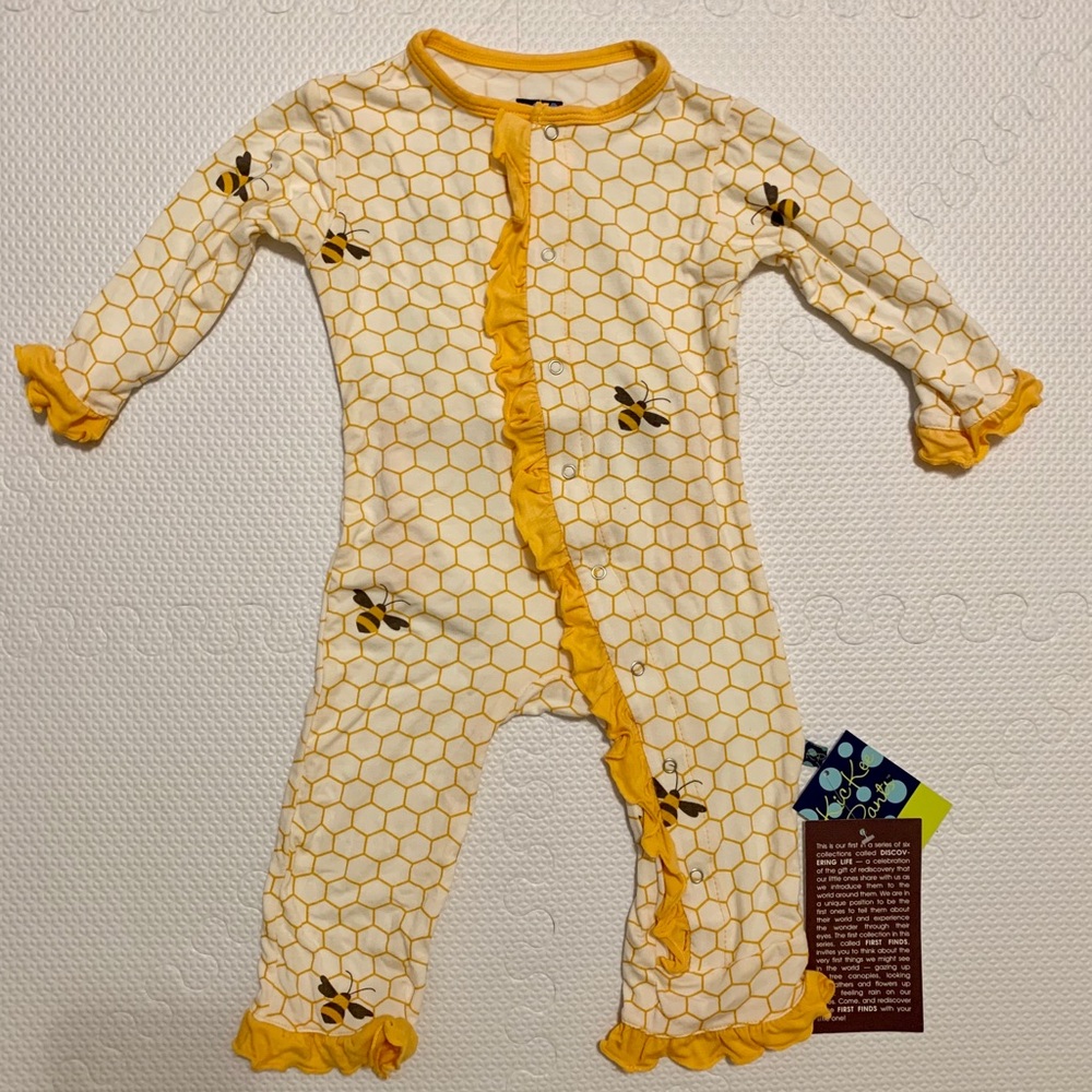 Kickee Pants Printed Ruffle Romper
